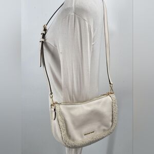 Michael Kors Carmela Pochette Cross Body Bag and Gold Chain Strap